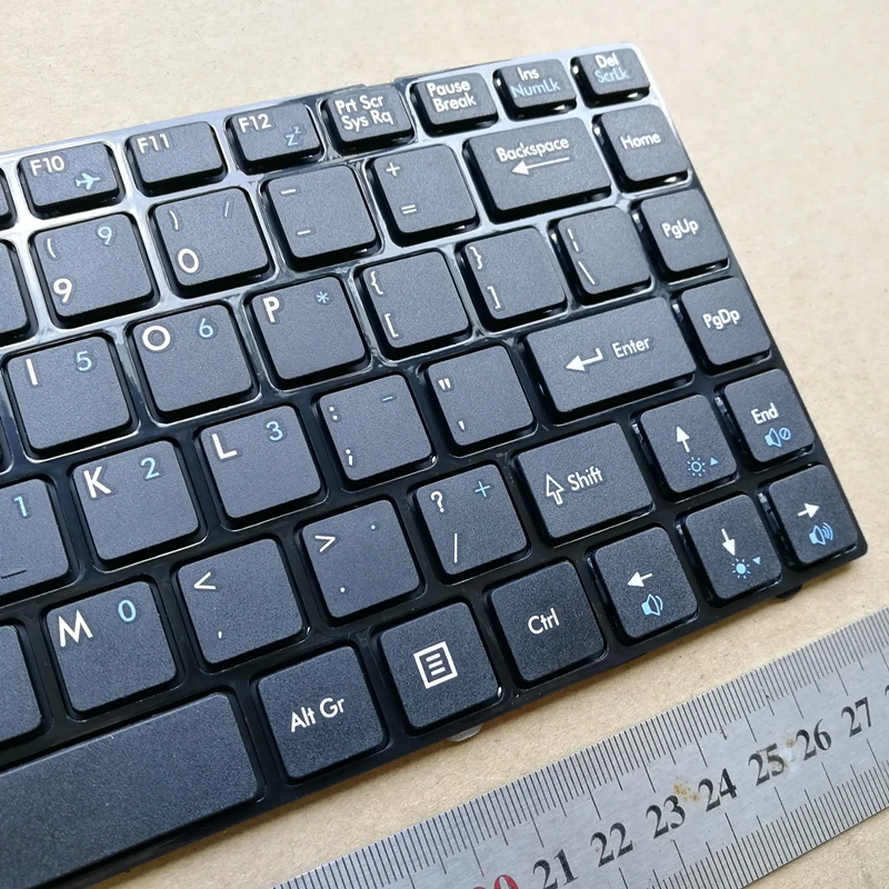 Teclado do Portátil para Msi Novo Cx420 X370 U270 T45a T46a K48a X460 X46l Y460 Ms-1492 Mechrevo Senhor x3 X3-lm01 Cr420 Ex465 Cr460 X350 - Imagem 3