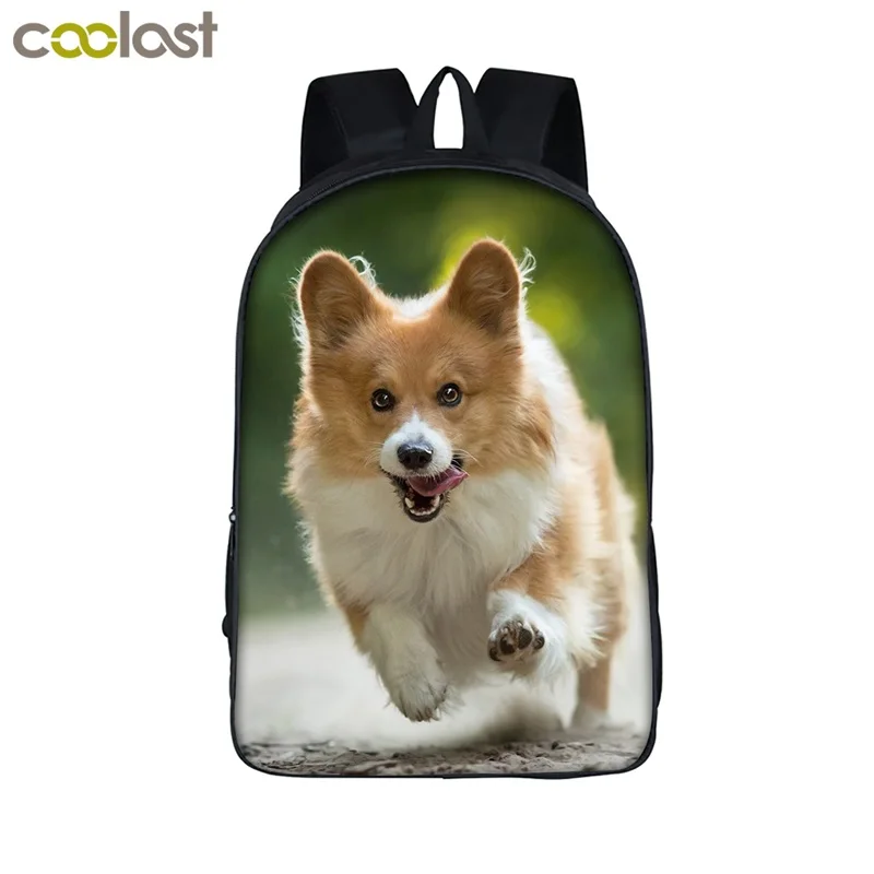 Cute Dog Backpack For Teenage Boys&Girls Funny Puppy Children