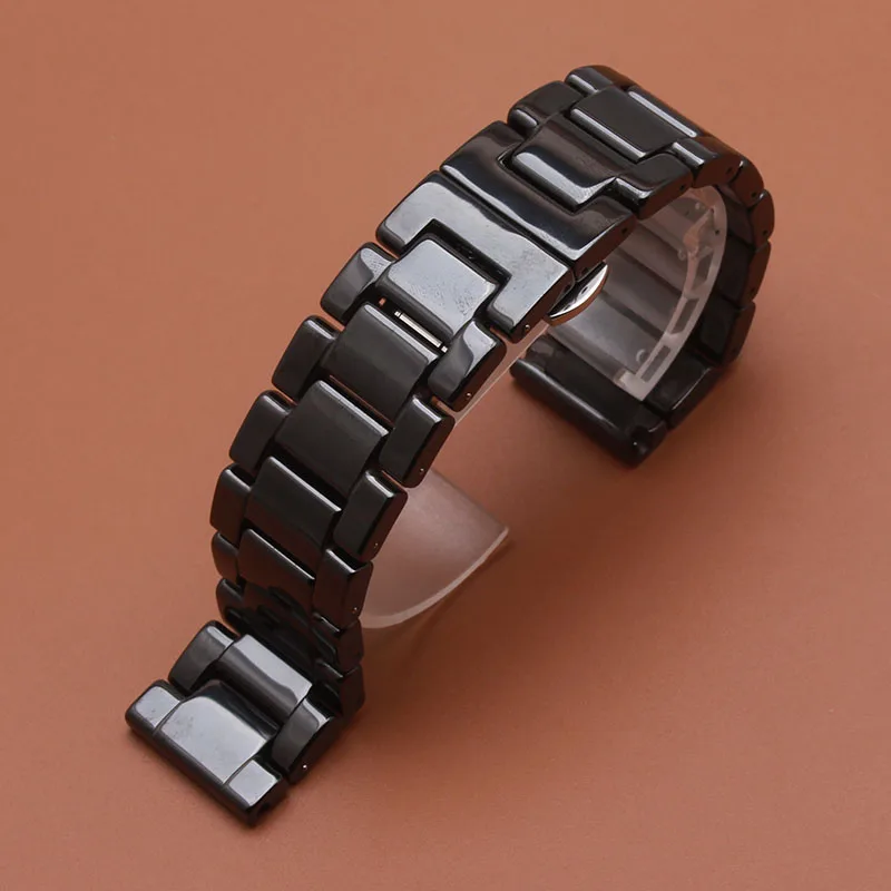 Hot Promotion New replace 22mm Watch Band Ceramic Black Strap for ...