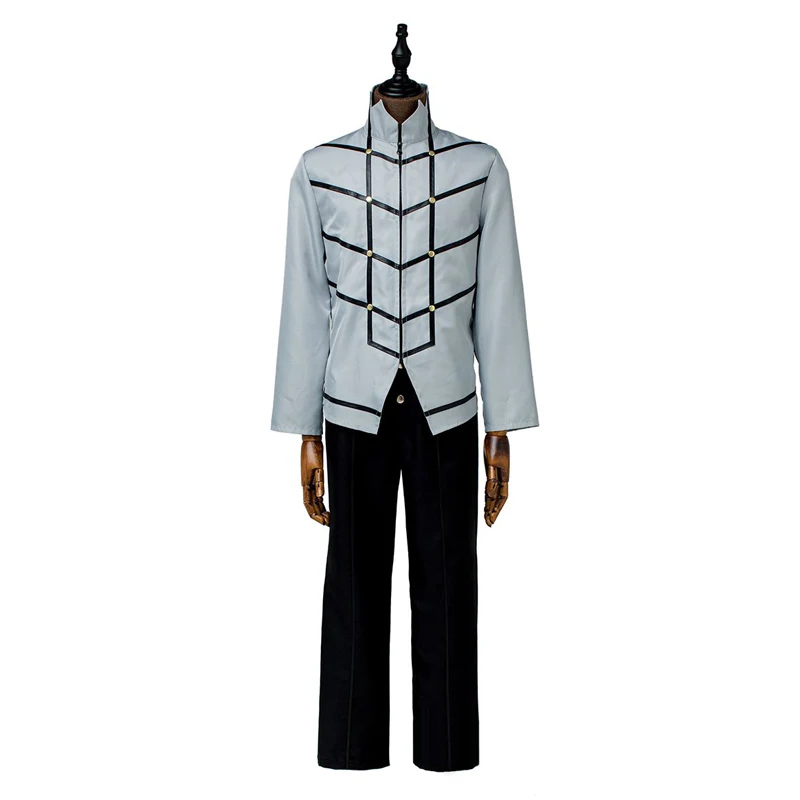 Custom Made Persona 5 Protagonist Joker Cosplay Uniform Suit with Red Gloves for Halloween Costumes - Black Jacket, Shirt, and Pants Outfit image 5