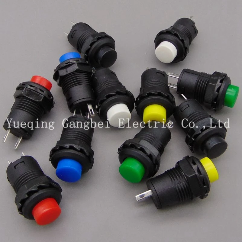 

Self locking button DS228 12mm Lock Latching OFF- ON Push Button Switch maintained pushbutton switches