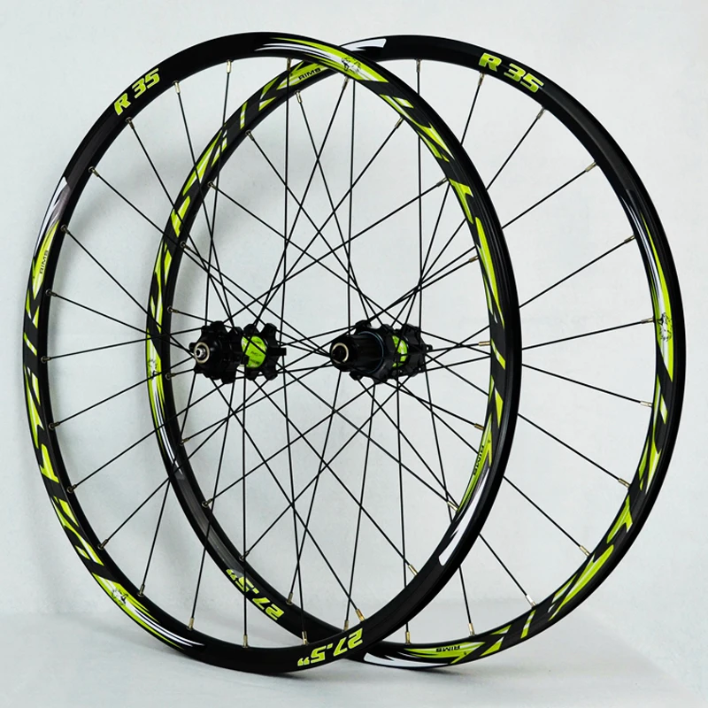 Excellent PASAK Mountain bike 27.5inch wheel 24Holes draw front 2 rear 4 bearing 26inch bicycle wheels 24