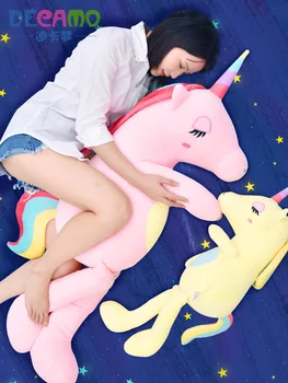 

Candice guo! super cute plush toy lovely sweet unicorn soft stuffed doll cushion sleeping hold pillow birthday Christmas gift 1p