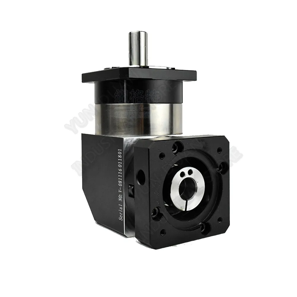 

7 :1 Right Angled Turning Planetary Reducer Gearbox 90Degree Reversing Corner Reducer for NEMA24 60mm 200W 400W 600W Servo Motor