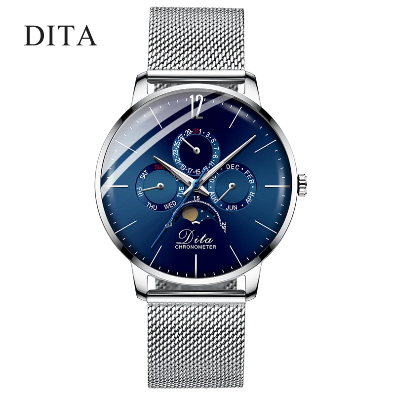 

Creative Quartz Watches Men Top Luxury Brand Casual Stainless steel Mesh Band Unisex Watch Clock Male female Gentleman gift