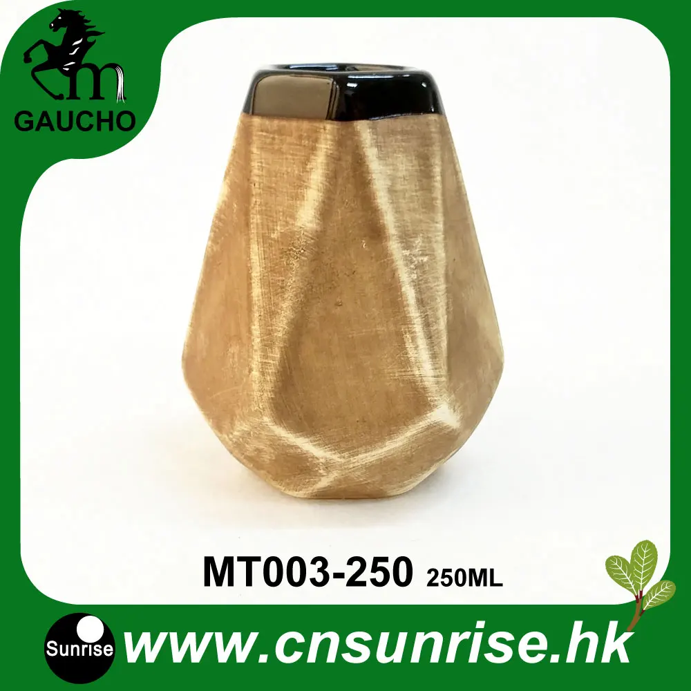 

1PCS/Lot Delicate Argentina Yerba Mate Calabaza Matero Diamond Ceramic Cups Handpainted 250ml Teaware Hot Sales MT003-250
