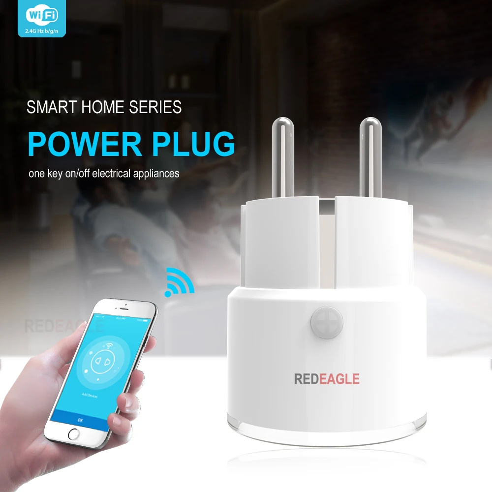 Wi Fi Smart plug розетка с выключателем питания беспроводной управление мощность Saver умный дом модули автоматизации работает Google дома Alexa