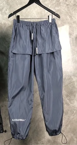 ACW A-COLD-WALL брюки для мужчин и женщин 1:1 повседневные нейлоновые лодыжки с эластичной талией для бега A-COLD-WALL ACW брюки спортивные штаны - Цвет: 2