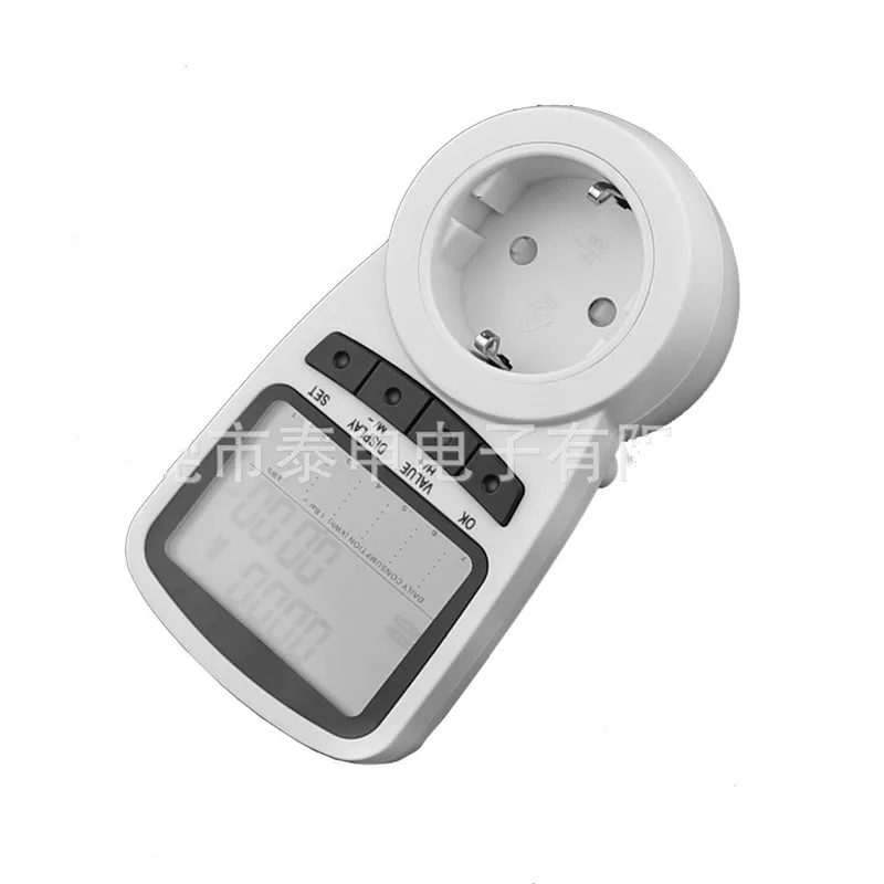 Digital Power Energy Voltage Watt Current Meter Monitor Checker Tester Analyzer Electric Energy Meter Socket AC230V EU Plug 2