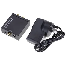 Высокое качество коаксиальный Toslink сигнала оптический цифро аналоговый аудио конвертер адаптер RCA L/R