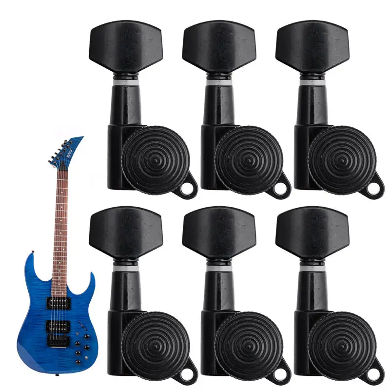 

6Pcs Chrome Guitar String Tuning Pegs Locking Tuners Keys Machine Heads