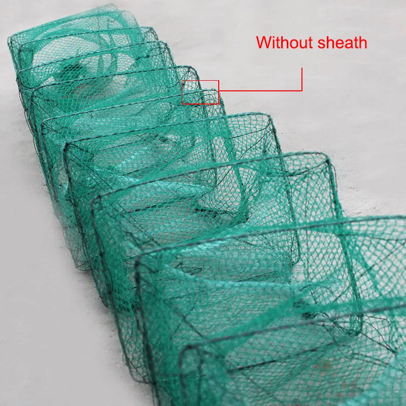 Высокая клетка для креветок рыболовная сеть ловушка Складная портативная для крабов Раков Омаров DOG88