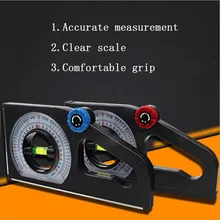 

Multi-Function Slope Measuring Instrument Universal Angle Ruler Protractor Tilting Instrument Magnetic Inclinometer Slope Meter