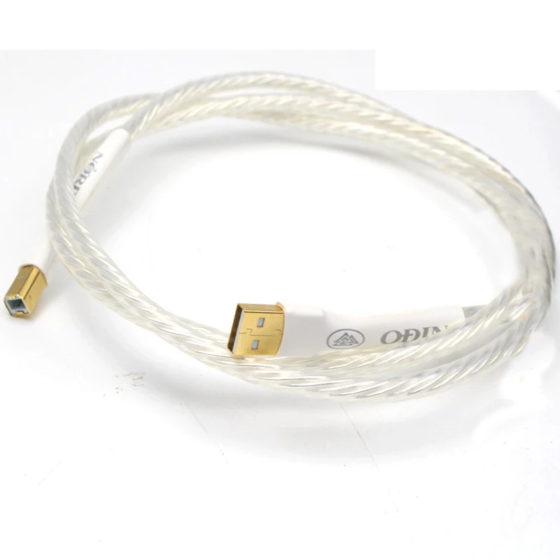  Hifi 1 piezas Odin interconnect cable USB con una B chapado en oro conexión USB de audio de cable d