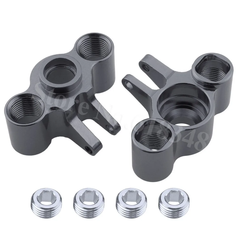 

2pcs Aluminum Alloy Axle Carriers Steering Knuckle Arm Hub For Traxxas 1/16 Slash 4WD E-Revo Summit VXL RC Car Hop Up Parts