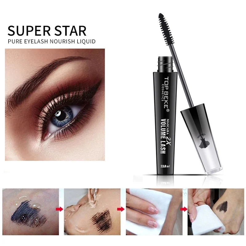 New-4D-Silk-Fiber-Lash-Mascara-Waterproof-Rimel-3d-Mascara-For-Eyelash-Extension-Black-Thick-Lengthening
