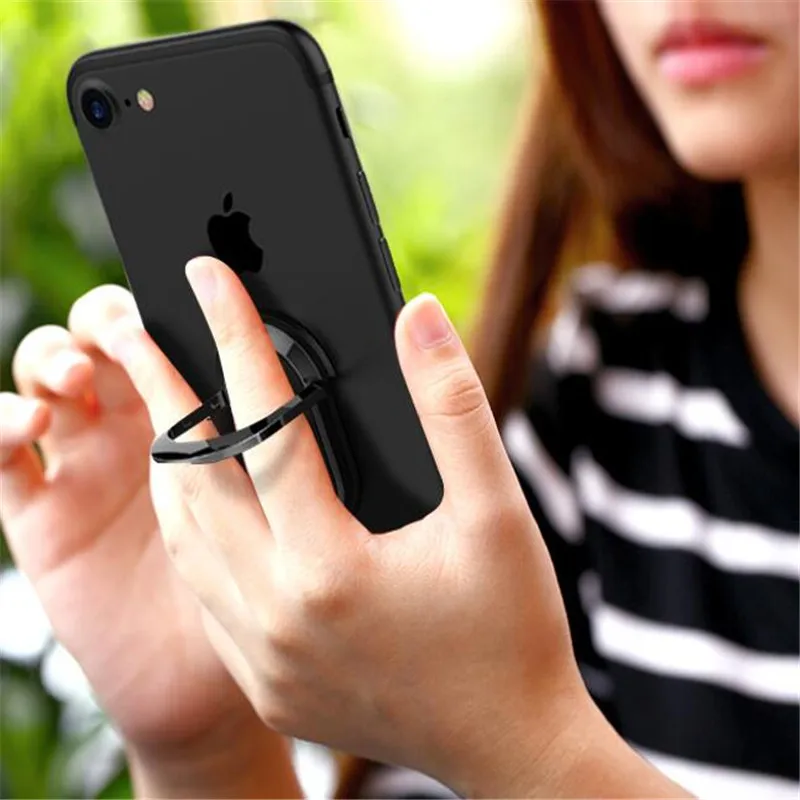 Luxury Finger Ring Mobile Phone Universal Stand Holder For iPhone X 8 7 6 Samsung Note8 S8 Xiaomi Huawei All Smart Phone