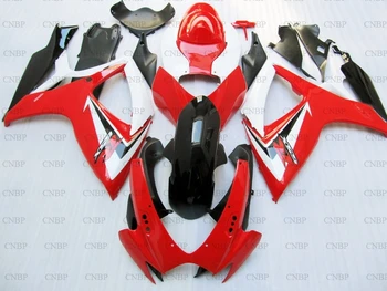 

GSXR750 2006 - 2007 K6 Body Kits GSXR 600 07 Plastic Fairings GSXR 600 07 Red White Fairings