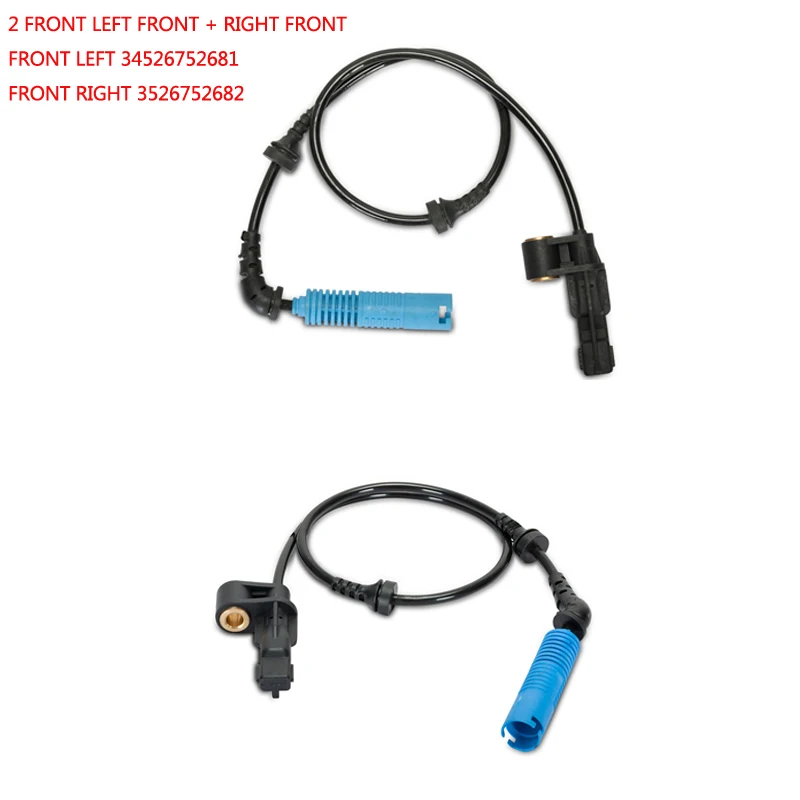 

New ABS Sensor Speed Sensor Front Axle Left +Right For 1998-2005 BMW E46 316 318 320 330 Z4 E85 E86 OEM 34526792897 34526792896