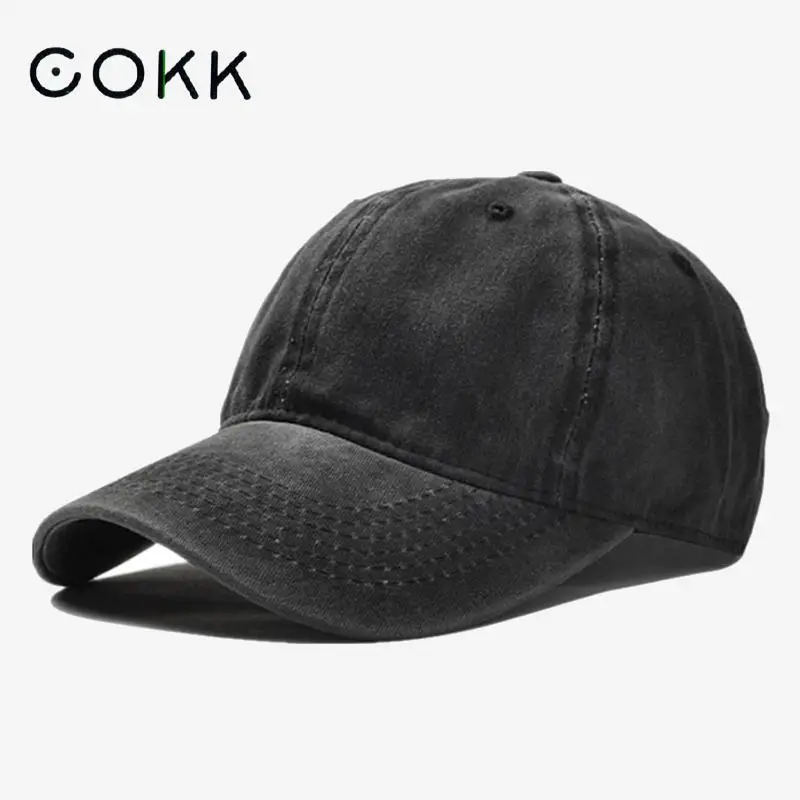 COKK فارغة القطن قبعة بيسبول ذات ألوان فاتحة النساء الرجال Snapback قبعات Gorras الهيب هوب عارضة أبي قبعة الإناث قبعات سائق الشاحنة 11.11 القبعات