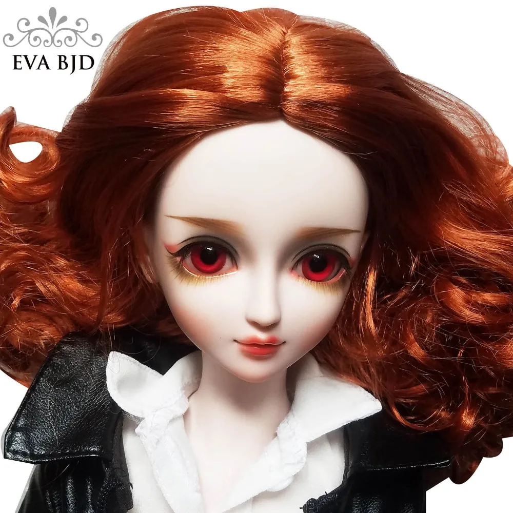 

22"Full set + Makeup 22 in 1/3 EVA BJD Bloodsucker Vampire Victoria Girl Cosplay SD Doll 22 inch Dolls Demon Evil Toy Handmade