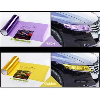 

Tint Sticker Film Headlights Color Changing Vinyl Wrap Waterproof For Car Light Lamp TD326