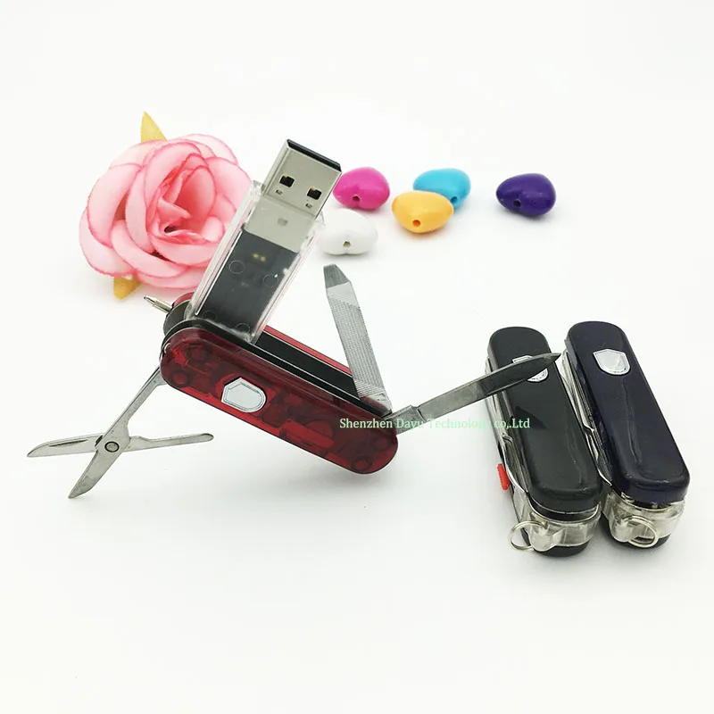 Full capacity memory stick 64gb u disk 8gb Multi function Swiss army