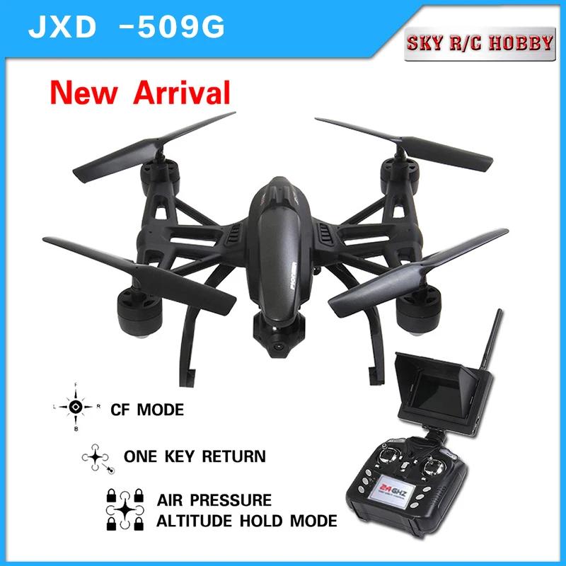 Новый JXD 509G 509W Квадрокоптер Дрон 5 8G FPV с 2.0MP HD камерой автоматическое высокое