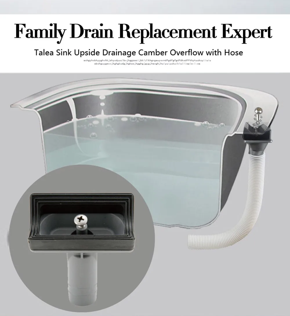 Talea Sink Upside Drainage Camber Overflow With Hose Sink Overflow Joint Use To Kitchen Or Bashroom Basin Accessories Kitchen Drains Strainers Aliexpress