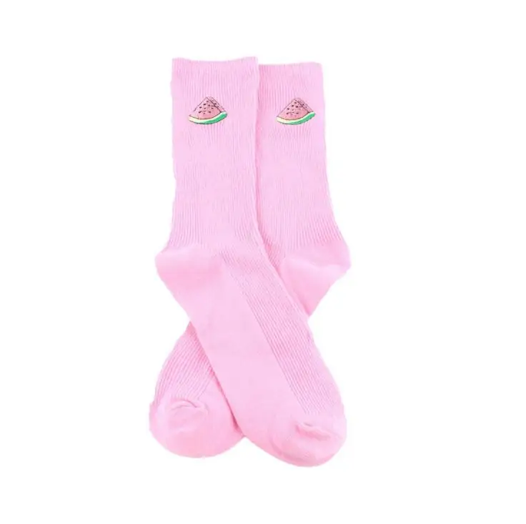 ARMKIN/женские хлопковые носки в Корейском стиле носки для фруктовых продуктов Вишневый персик, банан, яйцо, гамбургер, креативные авокадо, calcetines mujer - Цвет: SMT-54-8