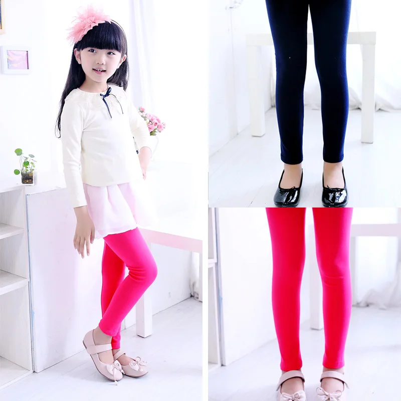 2015 spring Children's Cotton Toddler Classic Leggings Girl's legging