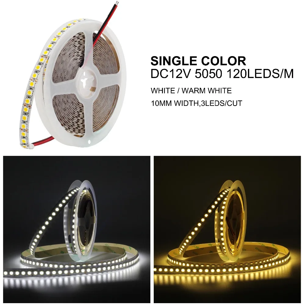 Светодиодная лента 5 м 12 в пост. Тока 5050 SMD RGB RGBW RGBWW 96 светодиодов/м белый теплый 120