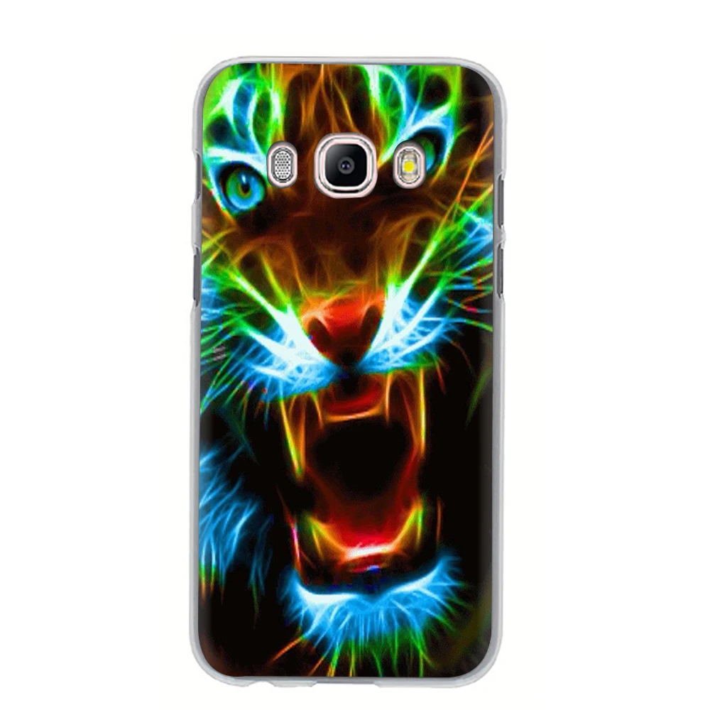 Световой Животные жесткий чехол для телефона с рисунком в виде крышка чехол для samsung Galaxy A3 5 A6 7 8 9 A10 30 40 50 70 - Цвет: H9