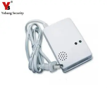

YobangSecurity 433mhz Gas Alarm Sensor gas Leak Detector 433Mhz Work With Alarm System 220V gas detector gas sensor