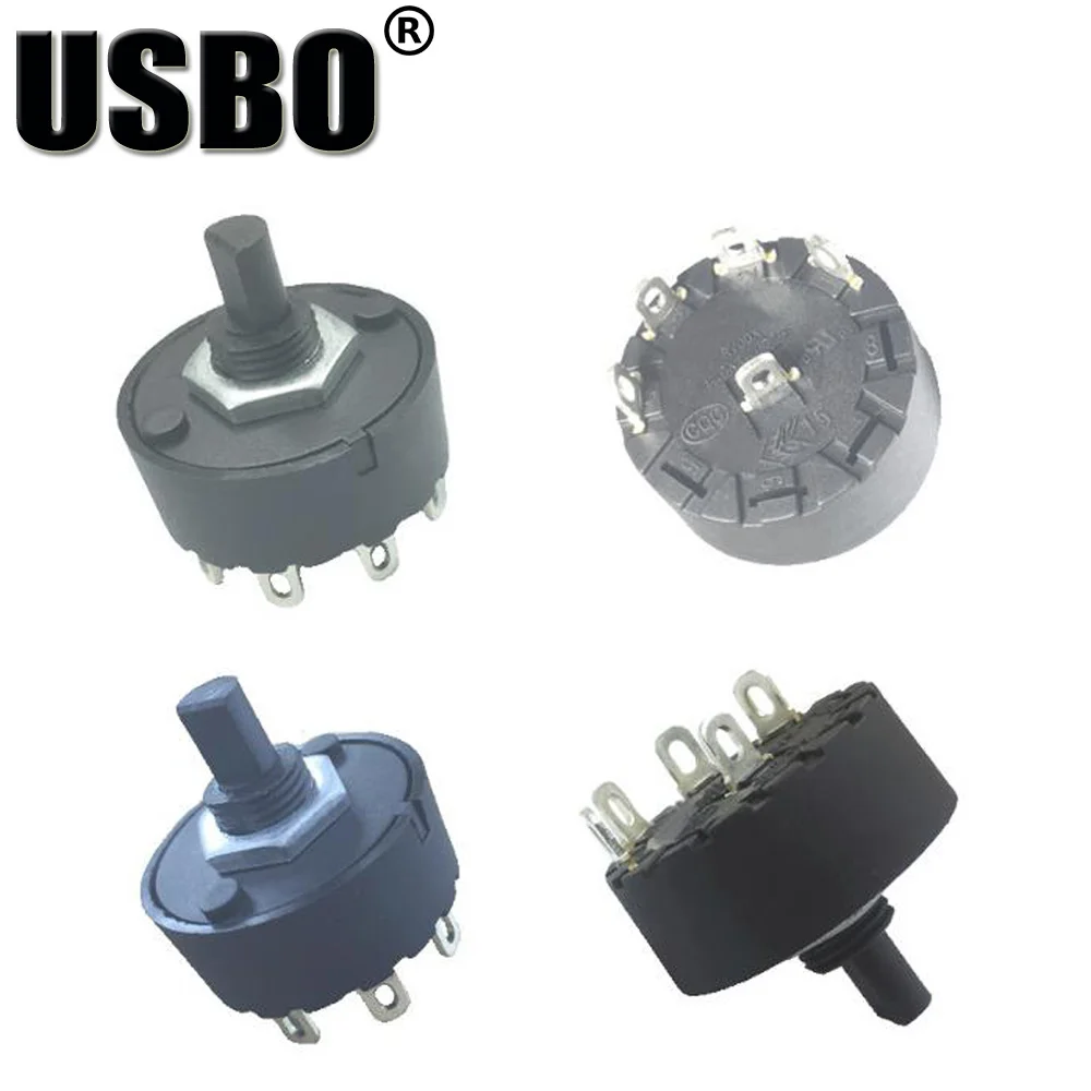 Hight Quality thread round Rocker Switch Rotary Power Switch for juicer