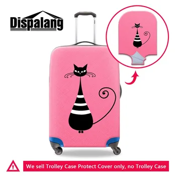 

Dispalang Abstract Cat Pattern Suitcase Protective Cover Elastic Dust Luggage Cover For 18-30 Inch Trolley,Travel Accessories
