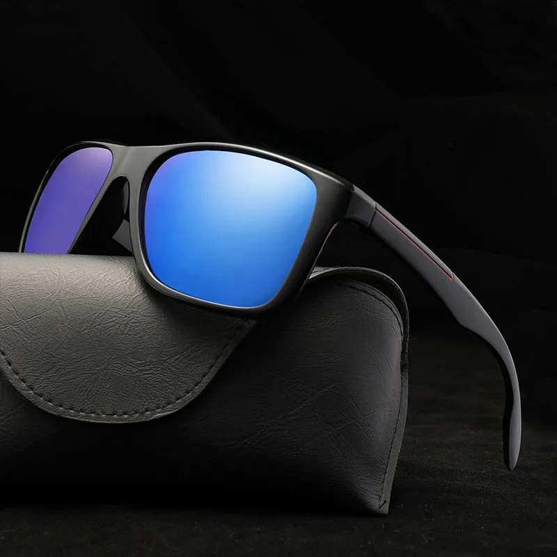 

Polaroid sunglasses Unisex Square Vintage Sun Glasses Famous Brand Sunglases polarized Sunglasses Mirror Feminino For Women Men