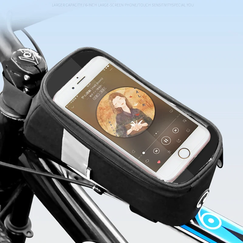 Discount Roswheel Sahoo Series Bike Bicycle Cycling Saddle Bag Rear Seat Bag Top Tube Front Frame Bag Triangle Pannier Pack 18