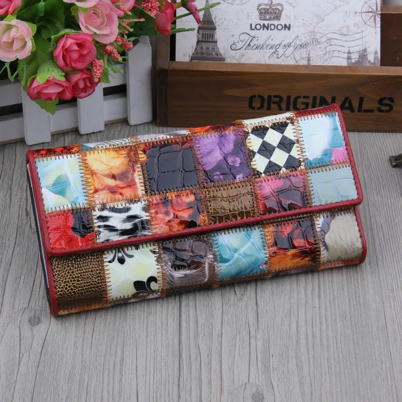 2018 High Quality Wallet Vintage Luxury Frist Layer Genuine Leather