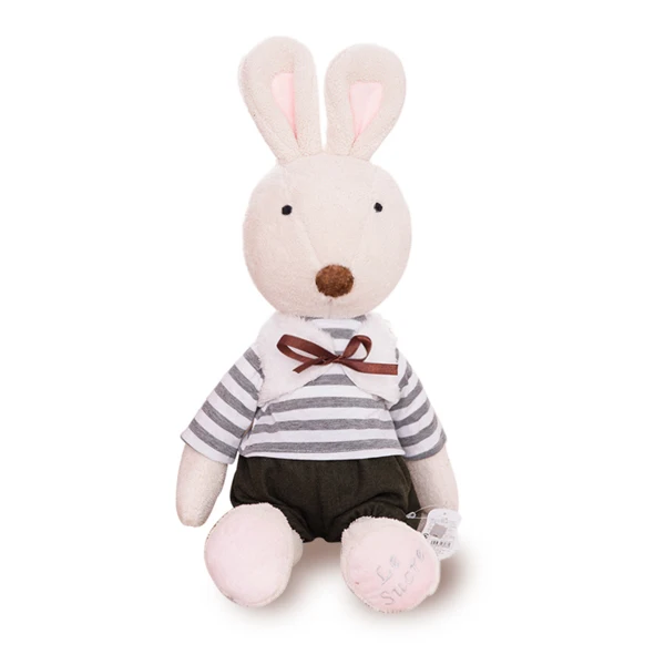 Le sucre кролик плюшевые куклы и мягкие игрушки хобби корейские классические детские игрушки для девочек рождественские подарки - Цвет: white
