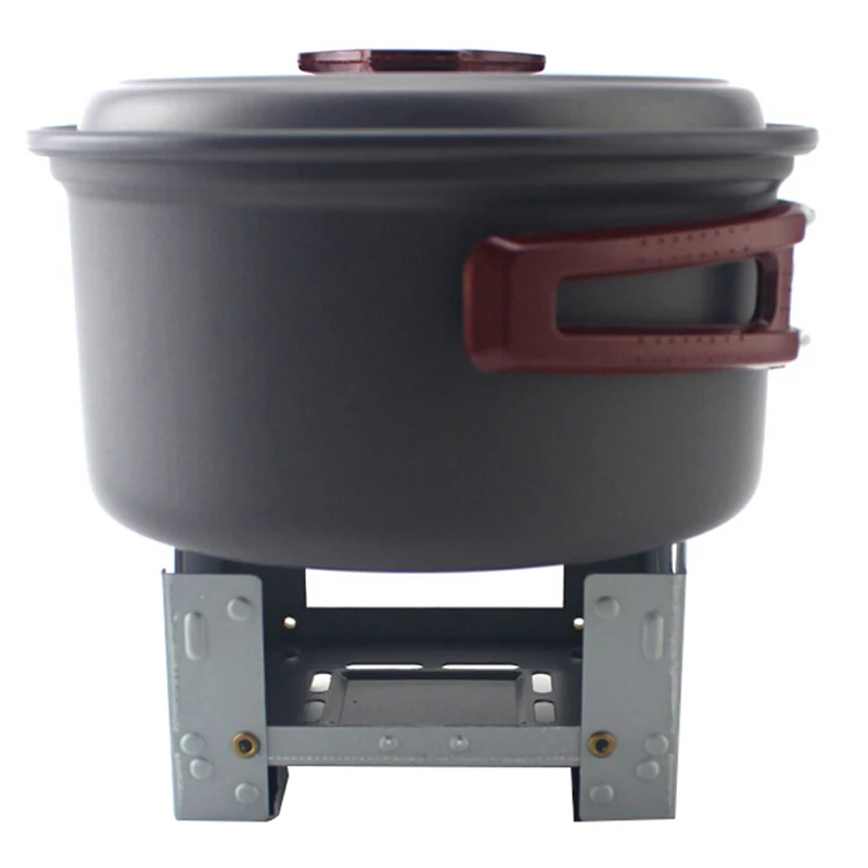 Mini Folding Picnic Stove Solid Fuel Alcohol Stove Portable Camping