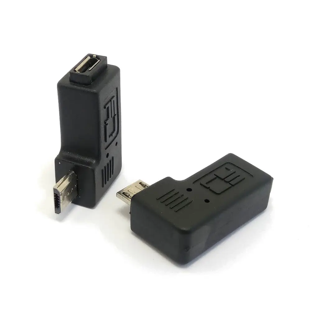 Переходник Micro USB Male с левым и правым углом 90 градусов переходник на Female|Кабели USB| |