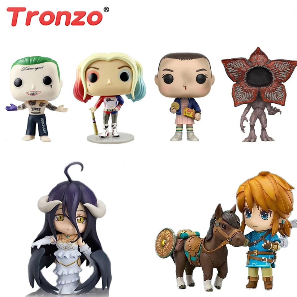 

Tronzo Clearance Sale Nendoroid Figure Suicide Squad Overlord Strange Things The Legend of Zelda Link Figurine PVC Model Toys