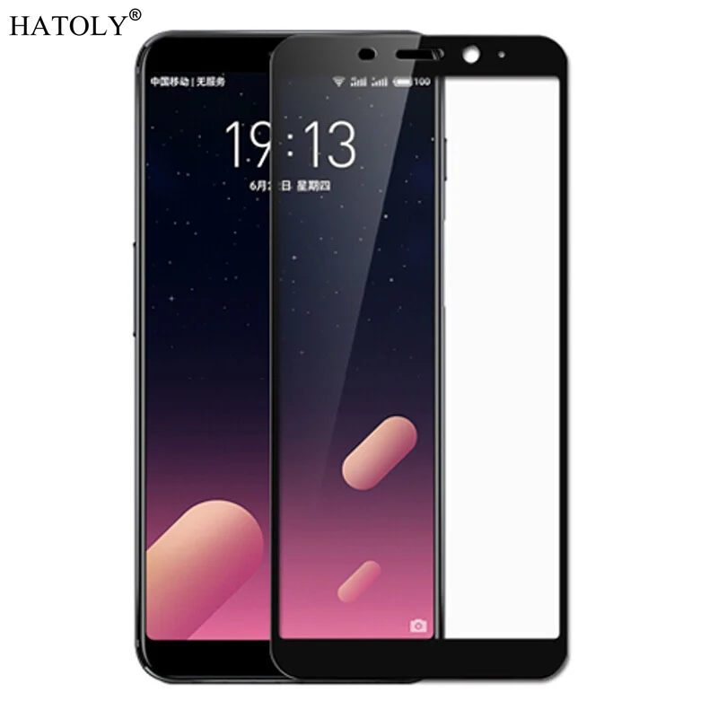 

1PCS Tempered Glass For Meizu M6s Screen Protector Meilan S6 Full Cover for Meizu M6s mblu S6 3D Curved Edge Film 5.7" HATOLY
