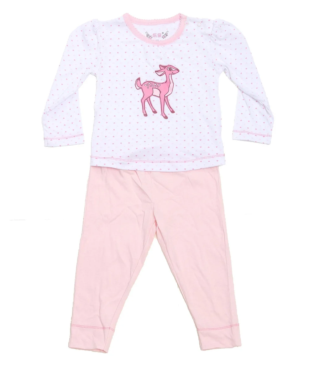 LeJIn/комплект одежды для маленьких мальчиков и девочек, повседневная детская одежда для малышей, одежда для сна, весна-осень, хлопок, вязаный - Цвет: Pink