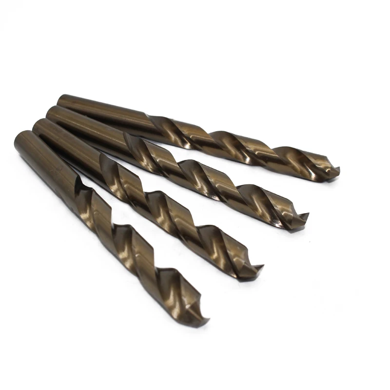 

5pcs M35 12mm Twist drill straight shank high speed steel cobalt full grinding stainless steel metal reamer drill super hard