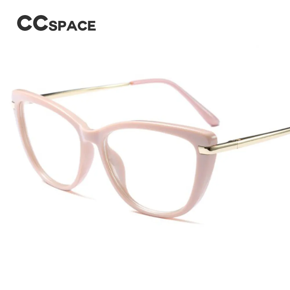 CCSPACE женские очки кошачий глаз оправа женские красные розовые оптические очки модные очки по рецепту компьютерные очки 45366