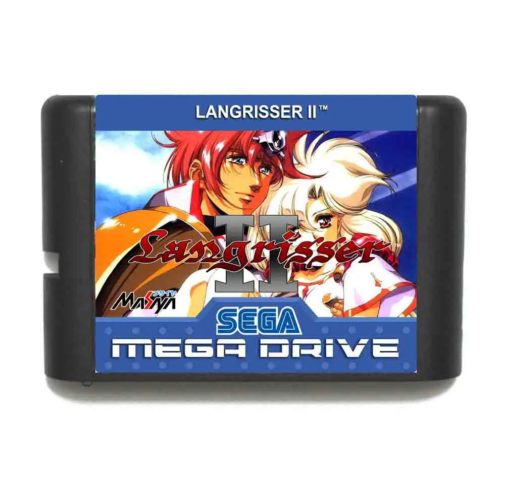 Langrisser II 16 бит MD карточная игра с коробку для Sega Megadrive/Genesis|16 bit|md game16 bit md |