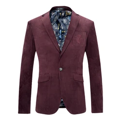 2019 autumn new men's business casual suit jacket men's slim pockets decorative blazer men's printed single button suit jacket 2019 autumn new men's business casual suit jacket men's slim pockets decorative blazer men's printed single button suit jacket