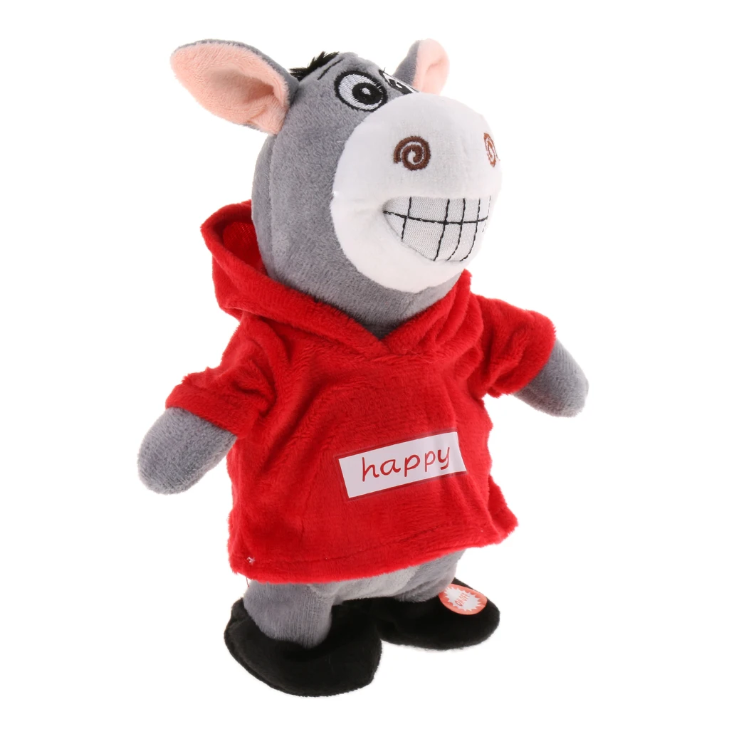 20cm Funny Pig Walking and Talking Plush Toy Sound Recording Doll for Children Gift